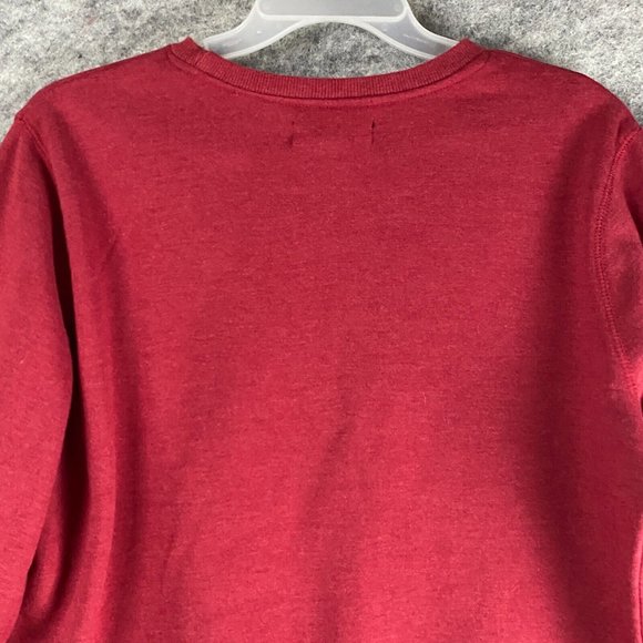 21 Men Sweatshirt Large Men's Pullover Red Cotton Blend Adults L - Picture 8 of 8